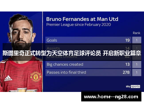 斯图里奇正式转型为天空体育足球评论员 开启新职业篇章